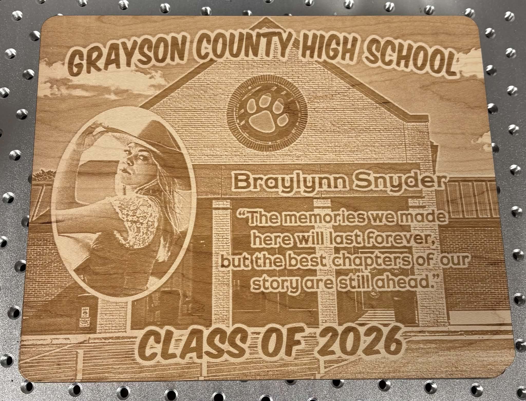 GCHS Graduate Plaque